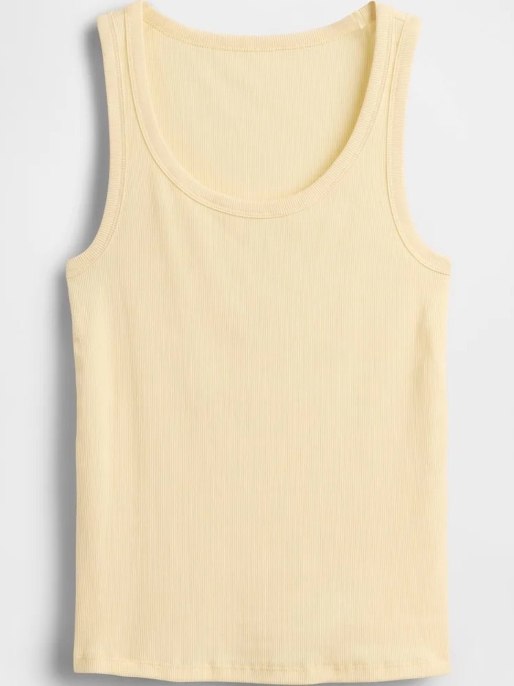 NWT GAP Yellow Ribbed Tank - Small - Picture 5 of 8